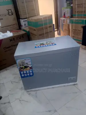 Nexus Nx-400g Chest Freezer 400l – Double Door + Key Lock