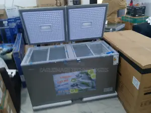 Snowsea 420l Dual-Door Deep Freezer - Quick Cool Down, Steady Temps