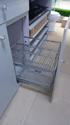 Stainless Steel Drawer Pull Out Spice Rack (304)