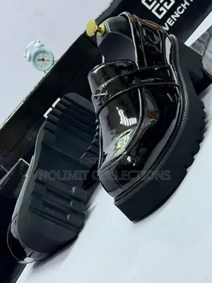 Thick Sole Givenchy Patent Leather Loafer Shoe