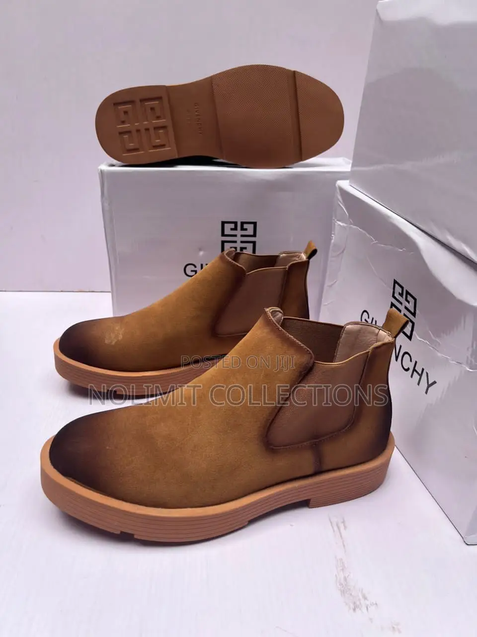 Givenchy Suede Chelsea Boots