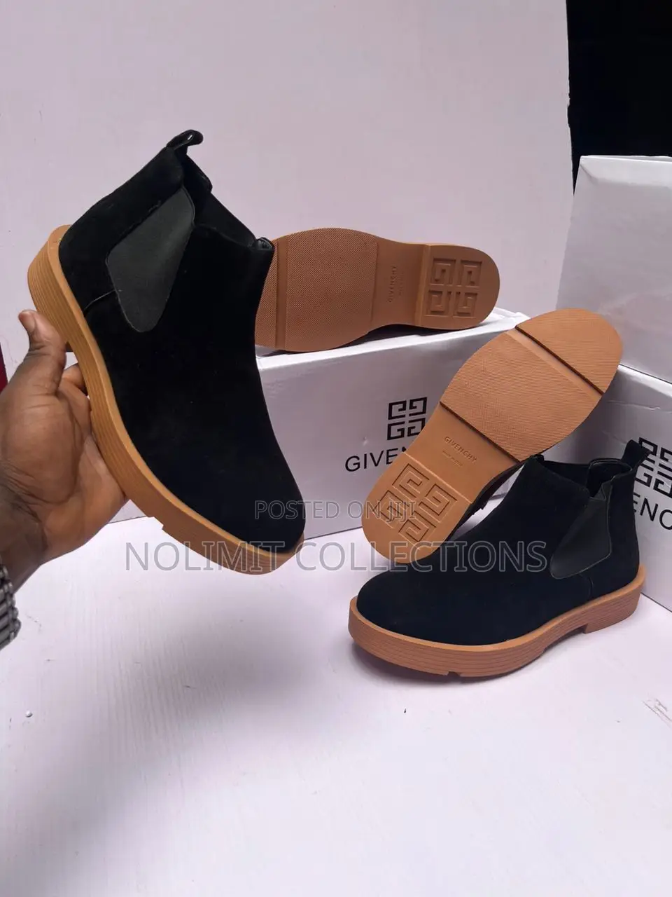 Givenchy Suede Chelsea Boots
