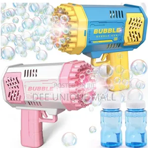 Bubble Machine Gun With 2 Pack Bubbles for Toddlers.