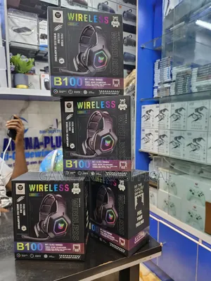 B100 Bluetooth/2.4g Headset – 20mw Deep Bass + Led Lights