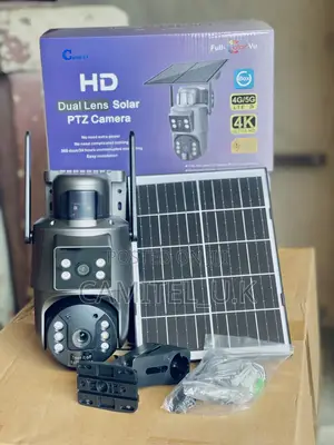 4g Ubox Dual Lens Solar PTZ Security Camera - Sd450