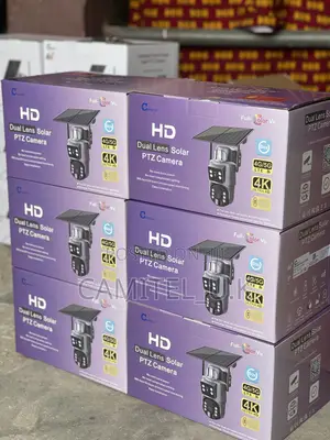 4g Ubox Dual Lens Solar PTZ Security Camera - Sd450