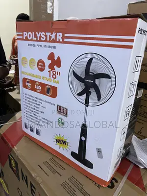 . Polystar PVKL-1878busb 18" Fan | Long Battery Duration