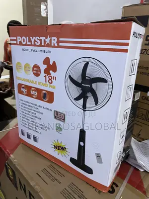 PVKL-1878busb Polystar 18-Inch Standing Fan | Quality Cooling