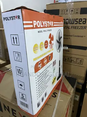 Polystar Pvkl-1878busb 18" Standing Fan | Rechargeable Reliable
