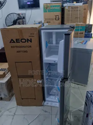 135 Litre Aeon Double Door Fridge - Energy Saving R600a Gas
