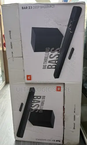 New Jbl Bar 2.1 Mk2 Deep Bass 300w 2.1 Channel Soundbar System