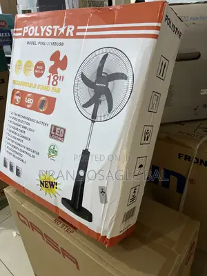 PVKL-1878busb Polystar 18-Inch Fan | Adjustable Standing Height