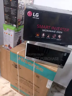 Budget-Friendly Lg 25l Inverter Microwave - Stable Turntable, Led Ligh