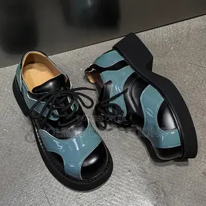 Luxury Multicoloured Patterned Derby Shoes