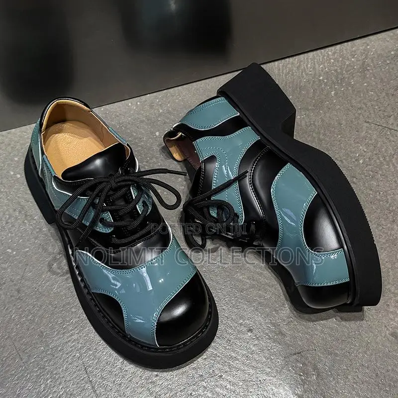 Luxury Multicoloured Patterned Derby Shoes