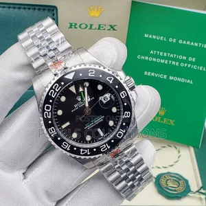 Rolex Silver Chain Watch