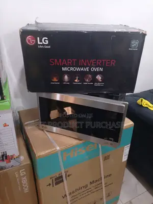 Lg 25l Inverter Microwave Black - Smart Diagnosis Feature for Quick Fi