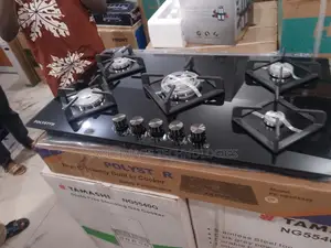 New Polystar 5 Burner Gas Hob Pv-Hb5g5848 With Cast Iron Stand