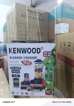 3l Kd-8855 Food Blender With Kenwood Crushing Blade