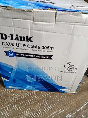 D-Link Cat6 Utp Cable 305m | High-Speed Network Lan Cable