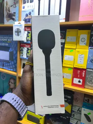 Interview Mic Wireless Podcast Microphone Handheld Stick