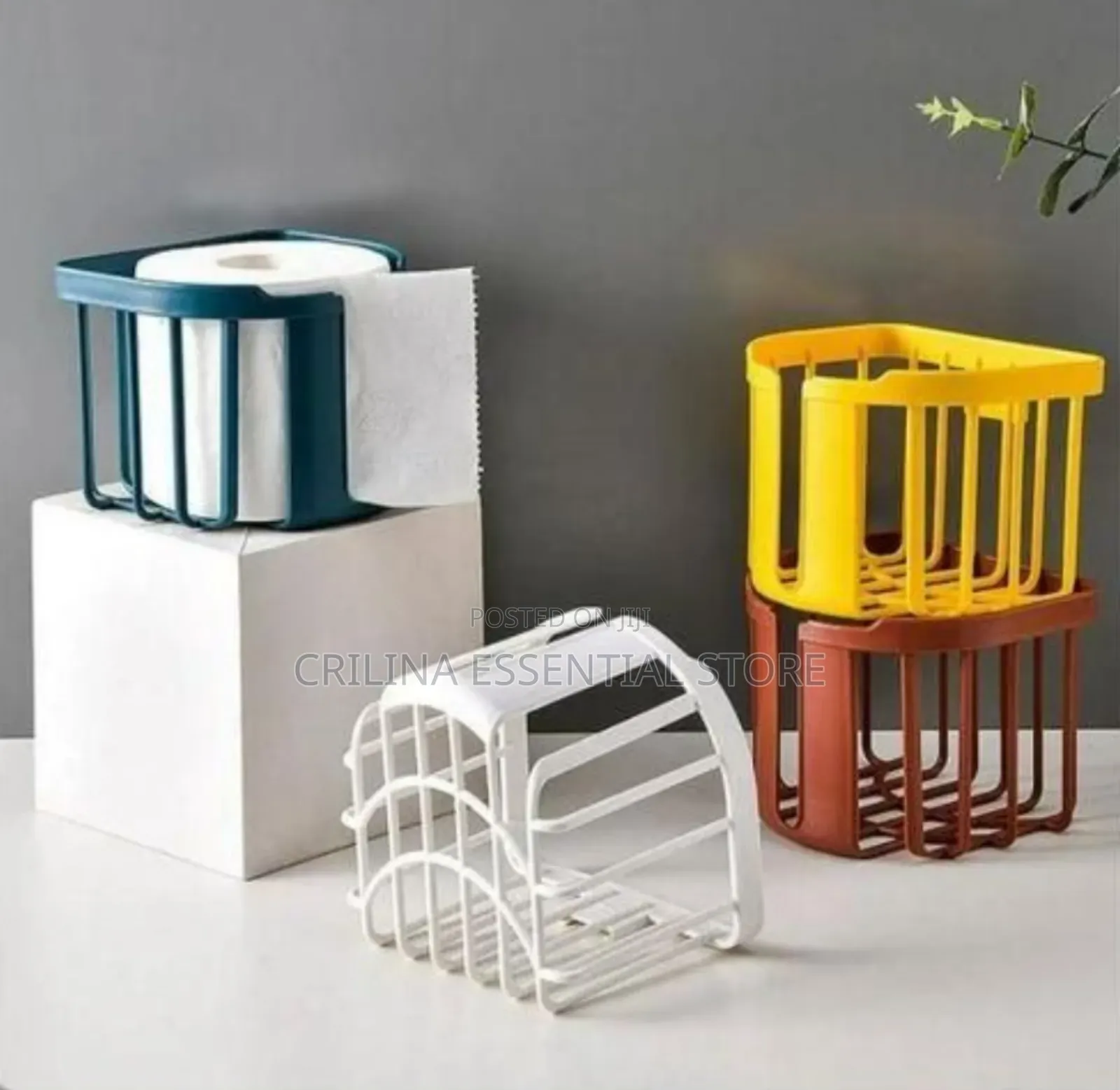 Wall Mount Tissue Paper Holder(Multipurpose Storage)