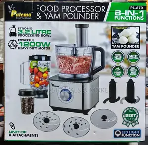 8 in 1 Paloma Food Processor and Yam Pounder