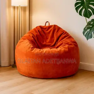 Comfy Beanbag Lounger With Removable and Washable Cover