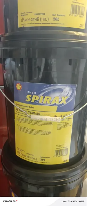 20ltr of Shell Spirax S6 Gxme 75w-80//
