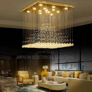 Massive Crystal Chandelier
