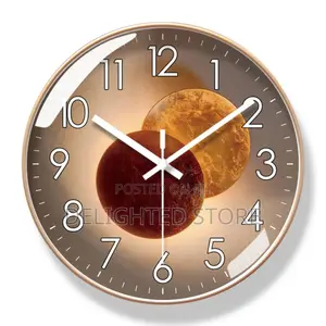 12inches Big Light and Shadow Art Original Standard British Wall Clock
