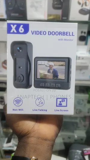 X6 Video Doorbell With Monitor ,Non-Wifi Live Taking Live Screen 4.3