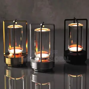 Rechargeable Luxury Crystal Lantern Mood Light Table Lamp