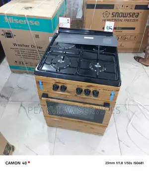 3+1 Burner Maxi Gas Cooker in 60 by 60 Dimension