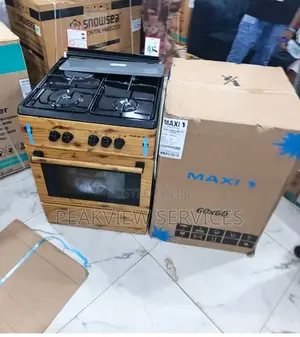 60 by 60 Gas Cooker Frame With Maxi 3+1 Burner Mix