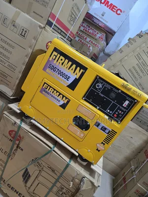 Sdg7000se Firman Diesel Soundproof Generator 6.5kva 100% Copper Coil