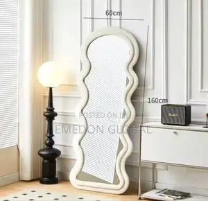 Wave Full Length Mirror, Ins-Style Dressing Fitting Mirror 160×60cm