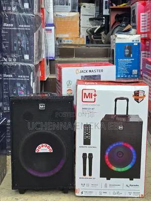 Mi+ Speaker With Bluetooth Usb Connection and 2 Mica Phone
