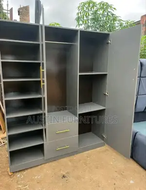 Ash Colour 5 by 6 Wardrobe