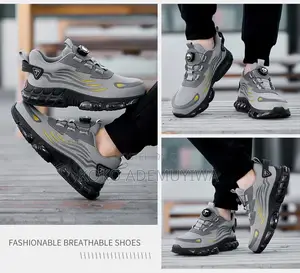 Shoe Fashionable Rotating Button New Safety Shoes