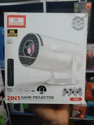 Earldom Pj03 Gaming Projector With 2 Pad