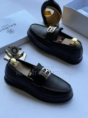 Balmain Leather Loafers