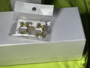 Confidence Statement Earrings Gold and Pearl