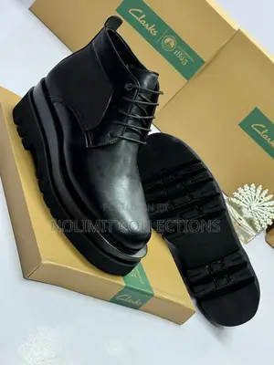 Clarks Leather Ankle Boots