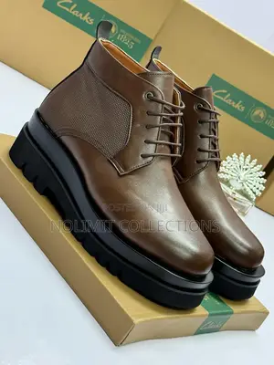 Clarks Leather Ankle Boots