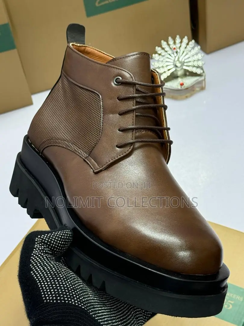 Clarks Leather Ankle Boots