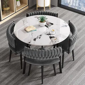 Round Dining Table With 4 Chairs