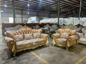 Luxurious 7 Seaters Fabric Sofa