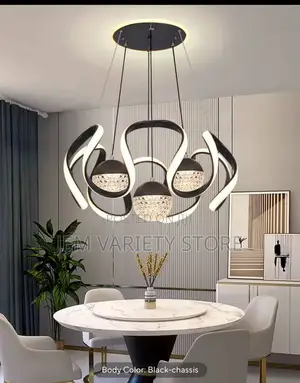 Modern Minimalist Class Ball Chandelier