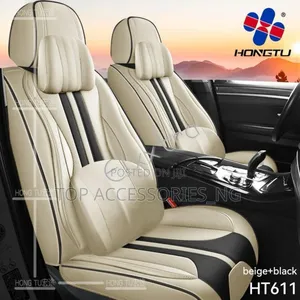 Cream Wave Car Seat Cover